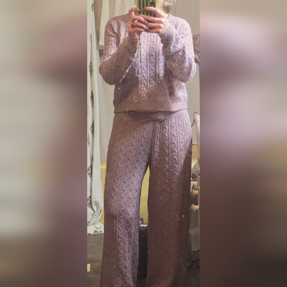 Cozy Knit Sweater and Pants Set